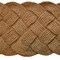 Edge Collections - 30" X 48" - Brown - Durable Coir Outdoor Door Mat - 1 Piece